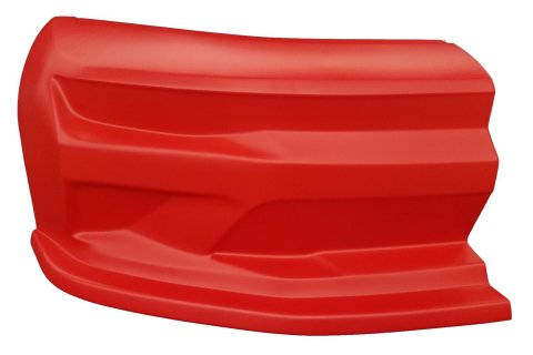Dominator SS Camaro Nosepieces DOM-332-RD Race Car Body Panel, Nosepiece, Dirt Style, Nose Position, High-impact Plastic, Red, Right Side Nose, Each