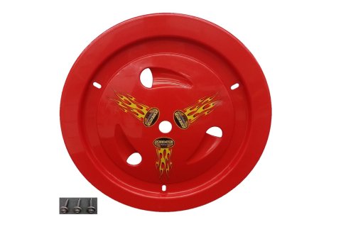 Dominator Race Products Wheel Covers DOM-1007-Bolt-RD Ultimate Cover - Real Style - Vented - BOLT