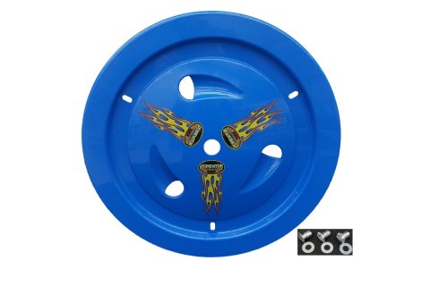 Dominator Race Products Wheel Covers DOM-1013-DZUS-BL Universal Cover - Vented 15" - Fits - Weld/Keizer, Aero, Bassett, Circle