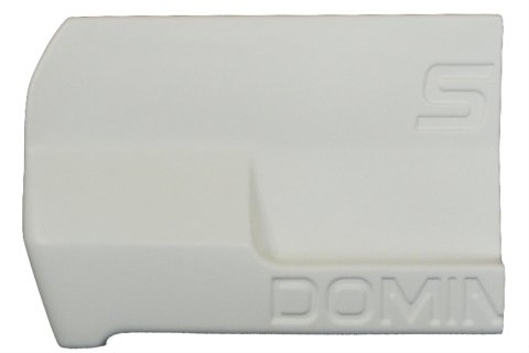 Dominator SS Street Stock Rear Bumper Cover Replacement Parts DOM-306-WH Race Car Body Panels, Parts, Dirt Style, High-impact Plastic, White, Left Piece, Each