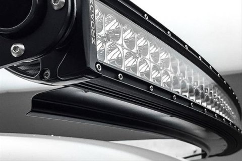 ZROADZ Noise Canceling Wind Diffusers Z330052S Universal Roof Mount 52" Straight Led Light Bar Cancelling / Whistle Silencer / Sound Reducing - attaches to 52" Zroadz LED Light Bar Rear Fins