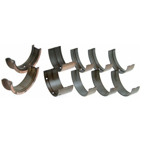 Speed-Pro Competition Series Main Bearings 151M10 Bearings, Series, 0.010 in. Crankshaft Undersize, Tri Metal, 3/4 Groove, Pontiac, 421, 455, Set of 5