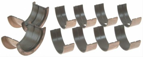 Speed-Pro Competition Series Main Bearings 141M10 Bearings, Series, 0.010 Crankshaft Undersize, Tri Metal, 3/4 Groove, Chevy, 7.4L, Set of 5