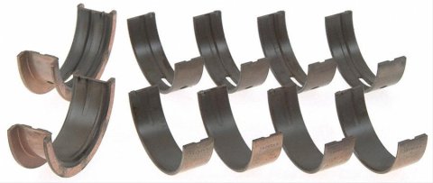 Speed-Pro Competition Series Main Bearings 152M1X Bearings, Competition, 0.001 in. Oversize, .001 extra clearance Super Duty Alloy, 3/4 Groove, Chevy, Pontiac, 5.7L, Set of 5