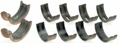 Speed-Pro Competition Series Main Bearings 129M Bearings, Series, Standard Size, Tri Metal, 3/4 Groove, Ford, 260, 289, 302, Set of 5