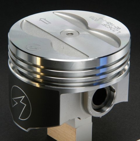 Speed-Pro Forged Pistons L2262F40 Pistons, Forged, Flat, 4.160 in. Bore, Pontiac, Set of 8
