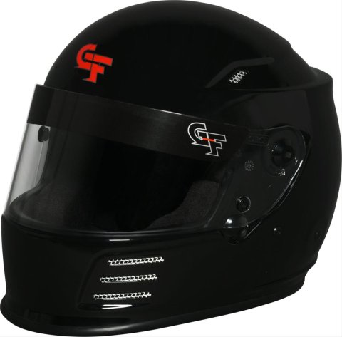 G-FORCE REVO SA2020 Helmets 13004XSMMB Helmet, REVO, Full Face, Snell SA2020, Matte Black, Clear Polycarbonate Shield, EPS Liner, Vented, X-Small Each