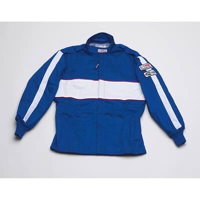 G-FORCE GF505 Driving Jackets 4385SMLBU Jacket, GF505, Triple Layer, Fire-Retardant Cotton, Small, Blue, Each