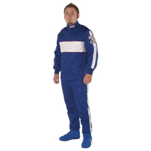 G-FORCE GF505 Driving Pants 4386SMLBU Pants, GF505, Triple Layer, Fire-Retardant Cotton, Small, Blue, Each