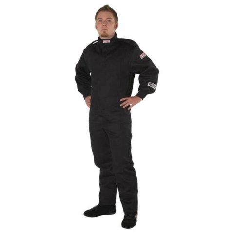 G-FORCE GF125 Driving Pants 4127CSMBK Pants, GF125, Single Layer, Pyrovatex, Black, SFI 3.2A/1, Youth Small, Each