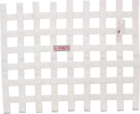 G-FORCE Ribbon Window Nets 4131WH Net, White, Nylon, Ribbon, Rectangle, 23 in. x 23 in. x 18 in., Each