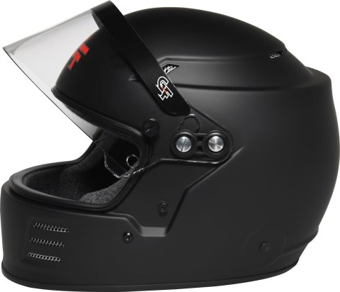 G-FORCE Rookie SFI 24.1 Helmets 3419MB Helmet, Rookie, Full Face, 24.1, Matte Black, Clear Polycarbonate Shield, EPS Liner, Vented, Youth Large, Each