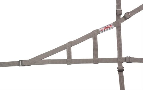 G-FORCE Sprint Car Window Nets 4130SV Net, Car, Silver, Triangle, Each