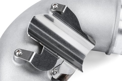 APR Aluminum Intake Tubes CI100038-C Air Tubes, Aluminum, Natural, 4.00 in. Diameter, Audi, 2.5L, Each