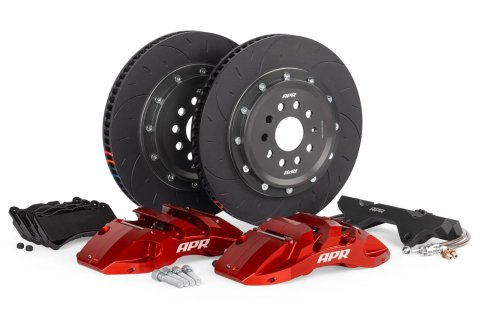 APR Disc Brake Kits BRK00070 BBK, 370X34MM, 6 PISTON G3, MK8 R, RED
