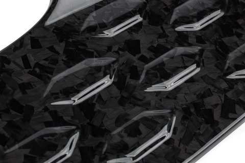 APR Air Intake Box Covers CI100052-C Covers, Conversion, Open to Closed, Forged Carbon Fiber, MQB EVO Platform, Audi, Volkswagen, 2.0T EA888.4, Each