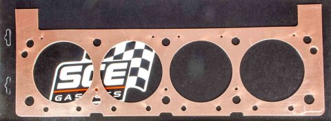 SCE Pro Copper Head Gaskets P375262L Gasket, Copper, 4.520 in. Bore, 0.062 in. Thickness, Ford, 429 Hemi, Each