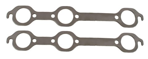 SCE AccuSeal E Exhaust Gaskets 117082 Header and Manifold Gaskets, E, Graphite/Kevlar®, 18 degree Hi-port Port, Chevrolet, 4.3L V6, Pair