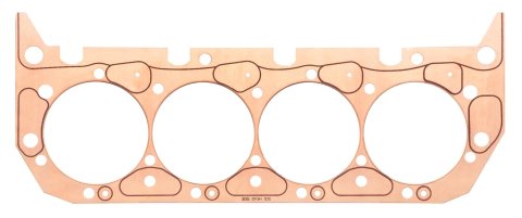 SCE Titan Copper Head Gaskets T143243 Gaskets, Titan, Copper, 4.320 in. Bore, .043 in. Compressed Thickness, Chevy, 454/502, Each