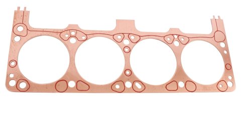 SCE Titan Copper Head Gaskets S690650R Gasket, Copper, Right Side, 4.060 Bore, 0.050 in. Compressed Thickness, Dodge, Plymouth, Chrysler, Small Block, Each