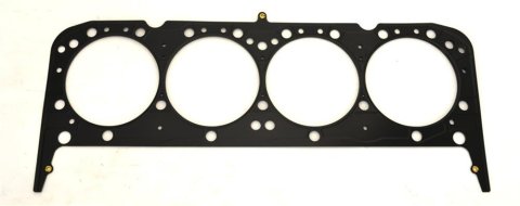 SCE MLS Spartan Head Gaskets M111339 Gasket, Sparten, With Steam Holes, Multi-Layer Stainless Steel, 4.134 in. Bore, 0.039 in. Compressed Thickness, Chevrolet, Small Block, Each
