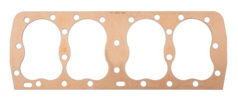 SCE Pro Copper Head Gaskets P908321L HEAD GASKET, PRO COPPER,FORD FLATHEAD 49-53 .021 PRO COPPER HD GSKT LEFT SIDE