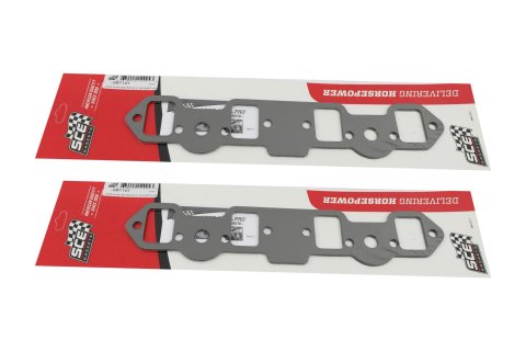 SCE AccuSeal Pro Intake Gaskets 267101 Manifold Gaskets, Pro, Composite, Rectangular Port, Chrysler, 354/392 Mopar Hemi (Early), Pair