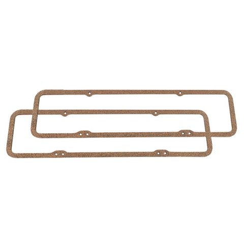 SCE AccuSeal E Valve Cover Gaskets 111075 Gaskets, E, Cork/Rubber, Chevy, Small Block, Pair