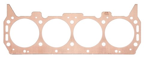 SCE Pro Copper Head Gaskets P713893 Gaskets, Copper, 4.380 in. Bore, 0.093 in. Compressed Thickness, O-ring of the Block or Heads Is Required, Buick, 400, 430, 455, Each