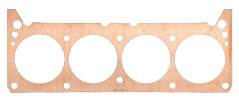 SCE Pro Copper Head Gaskets P282543NW Gaskets, Copper, 4.250 in. Bore, 0.043 in. Compressed Thickness, No Water Passages, Pontiac, Pontiac V8, Each