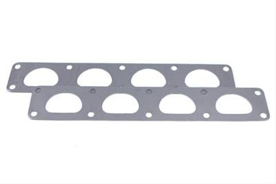 SCE AccuSeal Pro Exhaust Gaskets 267081 Header and Manifold Gaskets, Pro, Graphite/Steel, D-port, for Donovan 417 Heads, Chrysler, Dodge, Plymouth, Mopar Hemi (Early), Pair