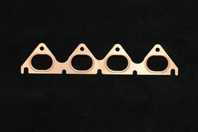 SCE Pro Copper Embossed Exhaust Gaskets 9404 Gasket, Header, Copper, Stock Port, for use on Honda®/Acura®, Each