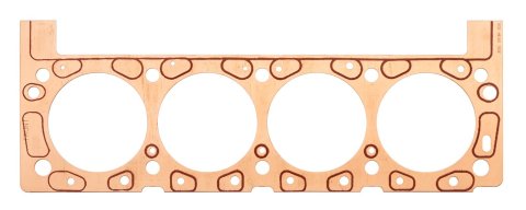 SCE Titan Copper Head Gaskets T355750L Gaskets, Copper, 4.570 in. Bore, 0.050 in. Compressed Thickness, O-ring of the Block or Heads Is Required, Left Side, Ford, 429, 460, Each