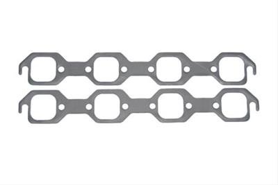 SCE AccuSeal E Exhaust Gaskets 136086 Gaskets, E, Graphite/Kevlar®, Wide Port, Ford Small Block, Set