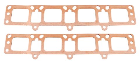 SCE Pro Copper Annealed Exhaust Gaskets E66180 Gaskets, Copper, Embossed, Dodge, Chrysler, Plymouth, Pair