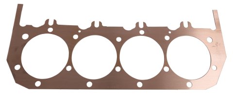 SCE Pro Copper Head Gaskets P135743NW Gaskets, Copper, 4.570 in. Bore, 0.043 in. Compressed Thickness, No Water Holes, Chevrolet, Big Block Mark IV, Each
