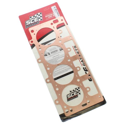 SCE Pro Copper Head Gaskets P190662L Gasket, Copper, Left Side, 4.060 Bore, 0.062 in. Compressed Thickness, Chevy, LS/LSX/LS7, Each