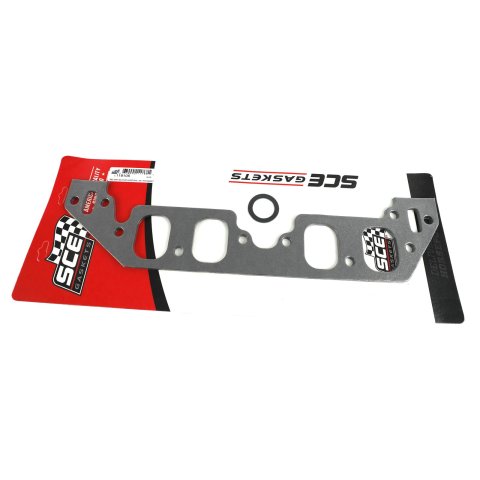 SCE AccuSeal E Intake Gaskets 118105 Manifold Gaskets, E, Composite, Raised Oval Port, Designed To Fit Dart Big Chief Large Oval Heads, Chevrolet, Big Block Mark IV, Pair