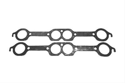 SCE Graph-Form Premium Header Gaskets 471181 and Exhaust Manifold Gaskets, Premium, High-density/Hi-temp Graphite, Round Port, for Stage 2, 3, and 4 Heads, Buick, 455, Pair