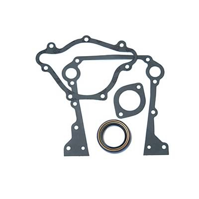 SCE AccuSeal E Timing Cover Gaskets 16903 Gasket, Cover, Fiber, with Seal, Chrysler, Dodge, Plymouth, Small Block, Kit