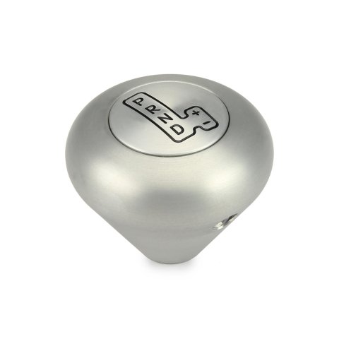 Lokar Electronic Sport Shifters ES4R70WFM Automatic Shifter, Shifters, Detent, 6.000 in. Straight Chrome Stick, 3/8-24 in., Brushed Mushroom Knob, 4R70W/ AODE, Each