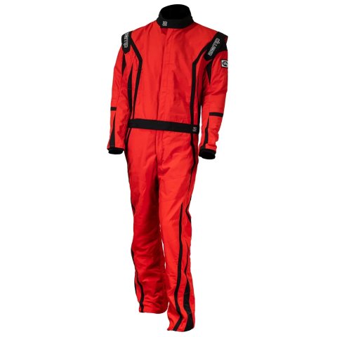 Zamp Driving Suits R10002L Race Suit ZR-52F FIA8856-2018/SFI 3.2A/5 Red Lightweight Three Layer Large