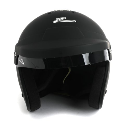 Zamp RZ-18H Helmets H77403FXXL Helmet, RZ-18H, Half, Black, Matte Finish, Snell SA2020, 2X-Large, Each