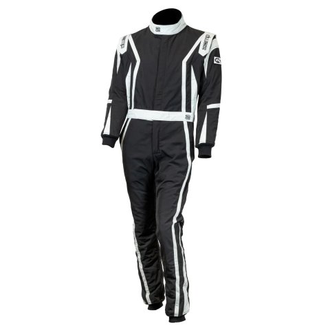 Zamp Driving Suits R10003L Race Suit ZR-52F FIA8856-2018/SFI 3.2A/5 Black Lightweight Three Layer Large