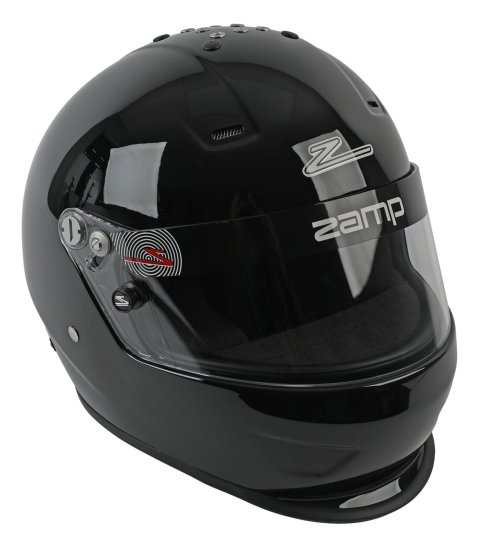 Zamp RZ-36 Dirt Helmets H768D03L Helmet, Dirt, Full Face, Gloss Black, Fire-Retardant Fabric, Snell SA2020, Large, Each