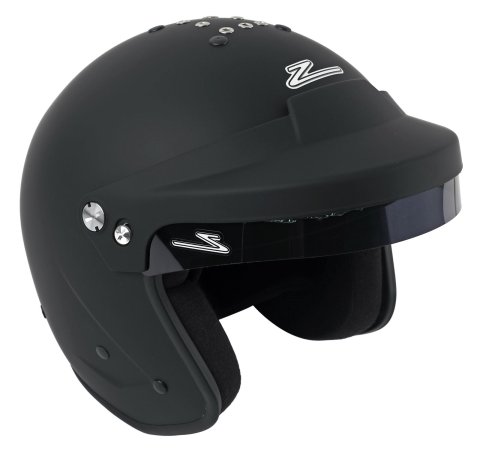 Zamp RZ-18H Helmets H77403FXL Helmet, RZ-18H, Half, Black, Matte Finish, Snell SA2020, X-Large, Each