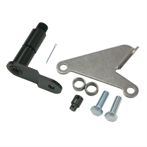 B&M Transmission Brackets and Levers 40496 Bracket, Steel, Natural, Ford, Lincoln, Mercury, AOD, Kit