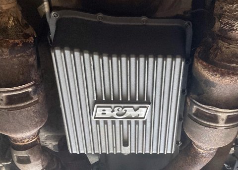 B&M Automatic Transmission Deep Pans 70397 Pans, Deep, A356.0-T6 Aluminum, Natural, 3.7 qt. Capacity Increase, Ford, 6R140, Each