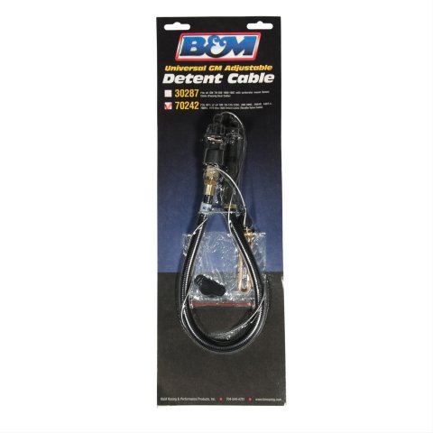 B&M TV/Kickdown Cables 70242 Automatic Transmission Kickdown Kit, Carburetor/Fuel Injection, Buick, Chevy, Oldsmobile, Pontiac, 700R4, Kit