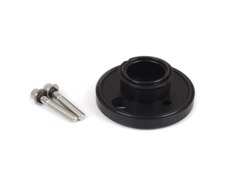 Canton Racing Remote Oil Filter Adapters 22-580 Adapter, Filter, Bolt-On, Aluminum, Black, 1/2 in. NPT Inlet/Outlet, Each
